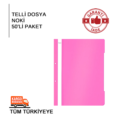 TELLİ DOSYA PEMBE