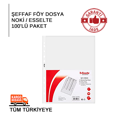 ŞEFFAF FÖY DOSYA